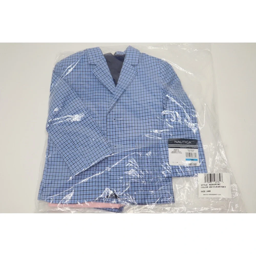 Nautica Baby Boys Suit Set, 4 Piece - Blue‎ - Size 24M